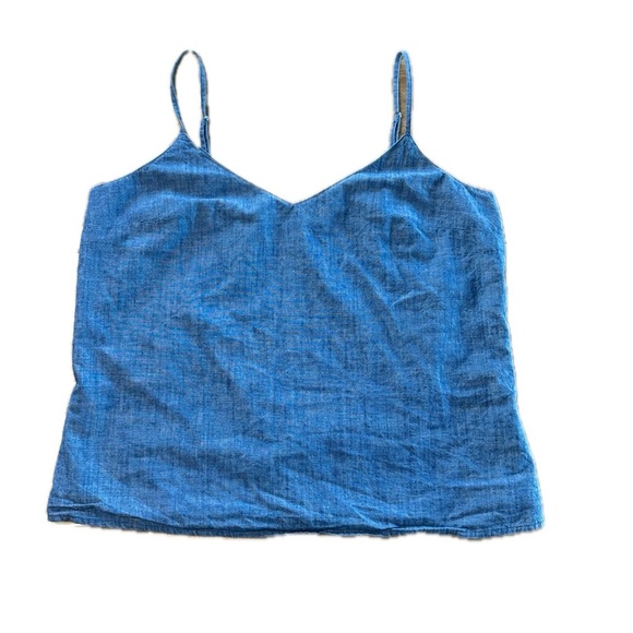 J.Crew Factory Chambray blue camisole Size 12 - Picture 2 of 7